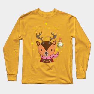 Santa's Reindeer Long Sleeve T-Shirt